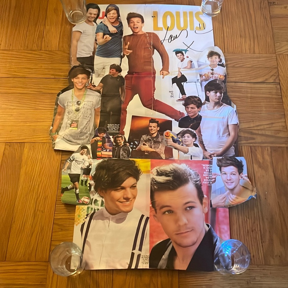 Handmade One Direction Louis poster
